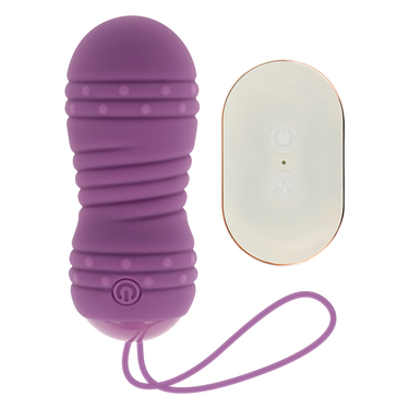 Uovo vibrante con telecomando e 7 modalità di rotazione, silicone ipoallergenico